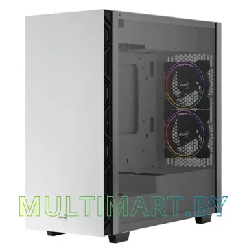 Корпус AeroCool Flo Saturn FRGB-G-WT-v1